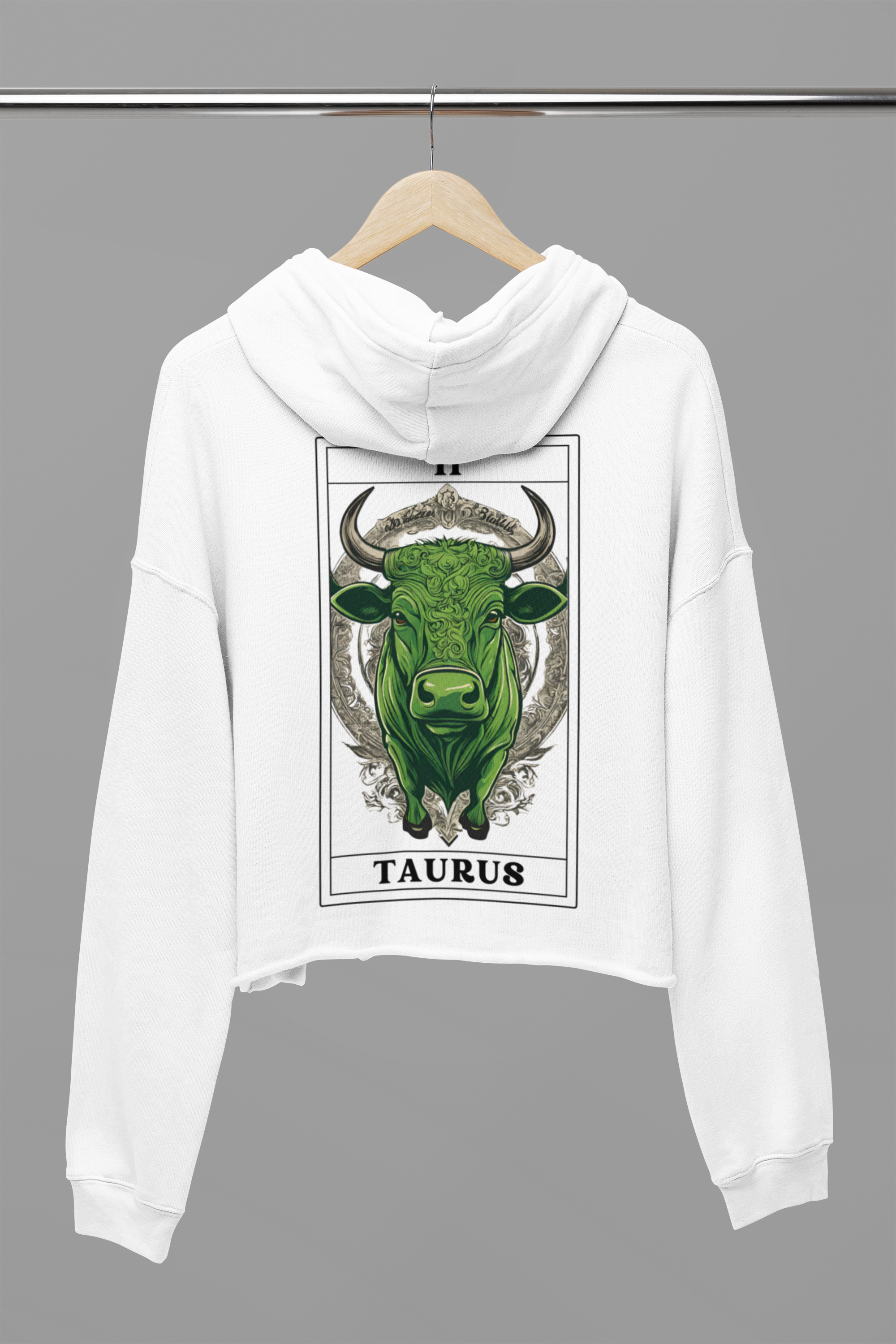 Astro Tarot Cropped Hoodie